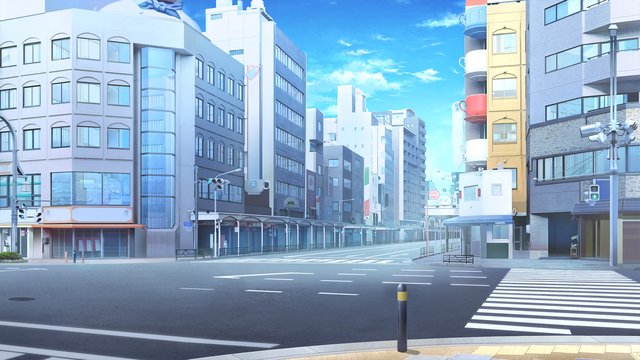 菊屋橋交差点と道具街